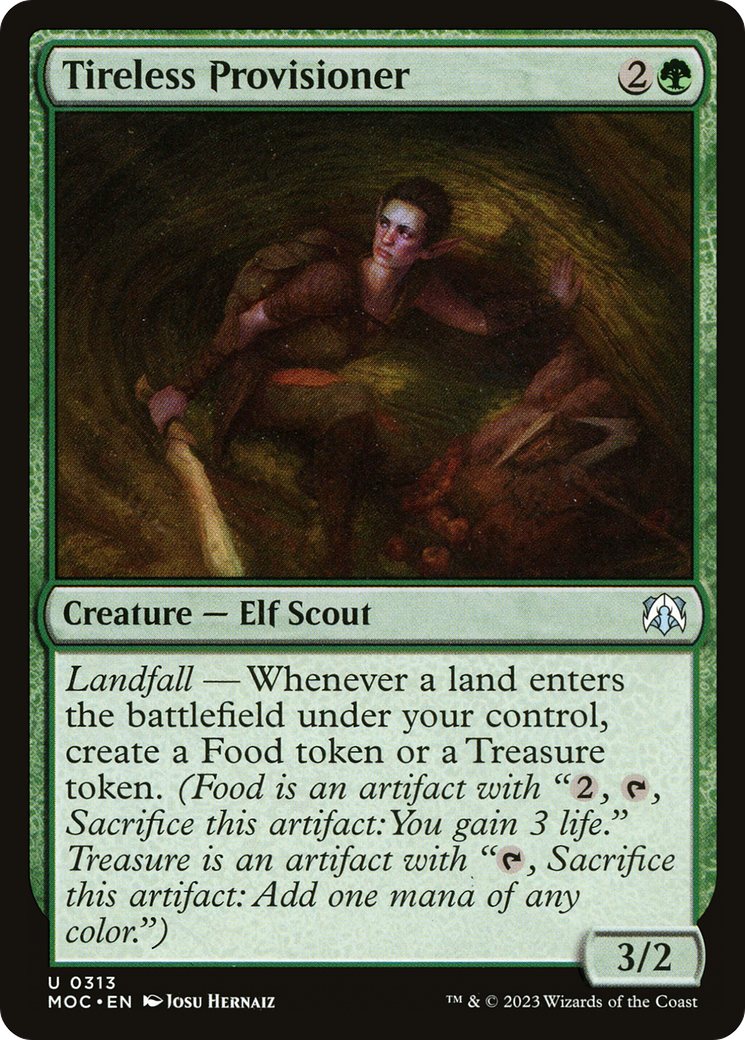 Tireless Provisioner (MOC-313) [March of the Machine Commander] MTG Single Wizards of the Coast