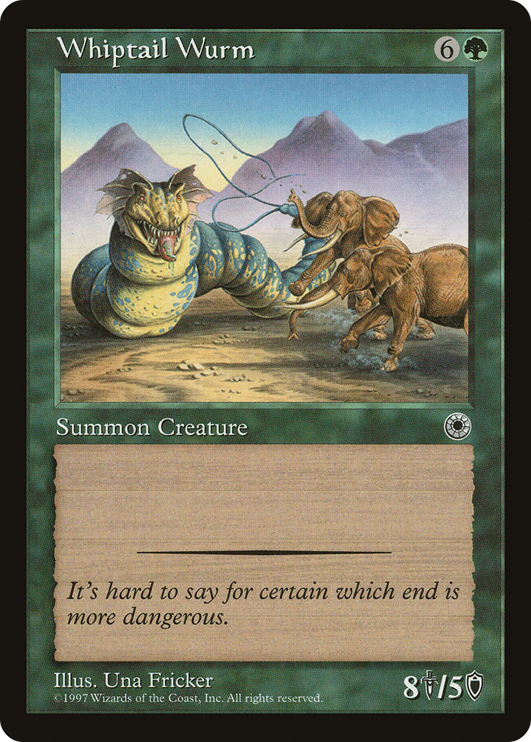 Whiptail Wurm (POR-) [Misc] Portal MTG Single Wizards of the Coast