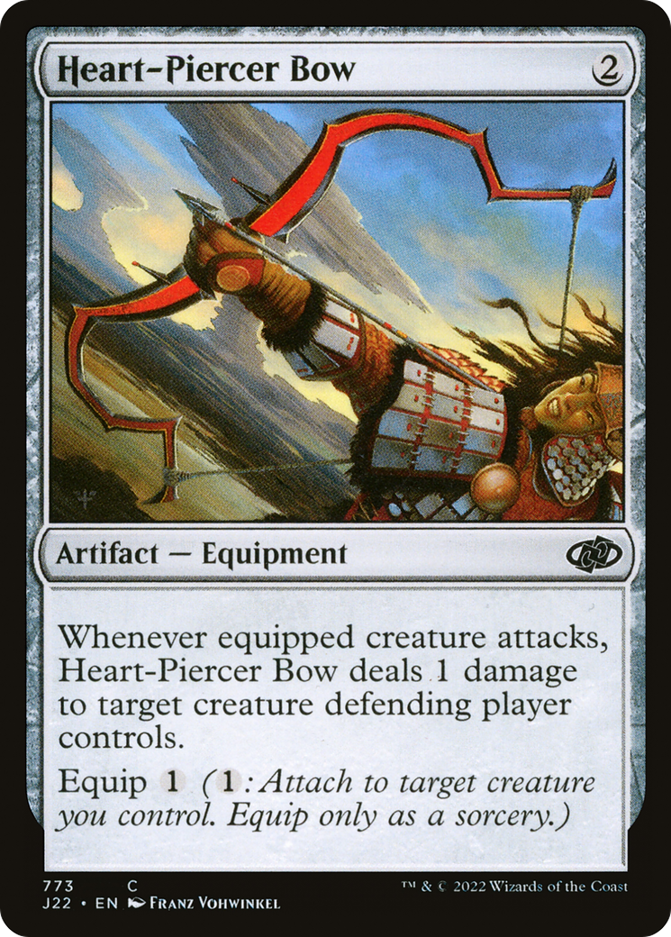 Heart-Piercer Bow (J22-773) [Jumpstart 2022] MTG Single Wizards of the Coast