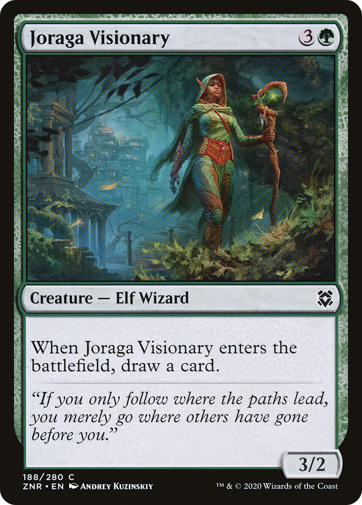 Joraga Visionary (ZNR-188) [Zendikar Rising] MTG Single Wizards of the Coast