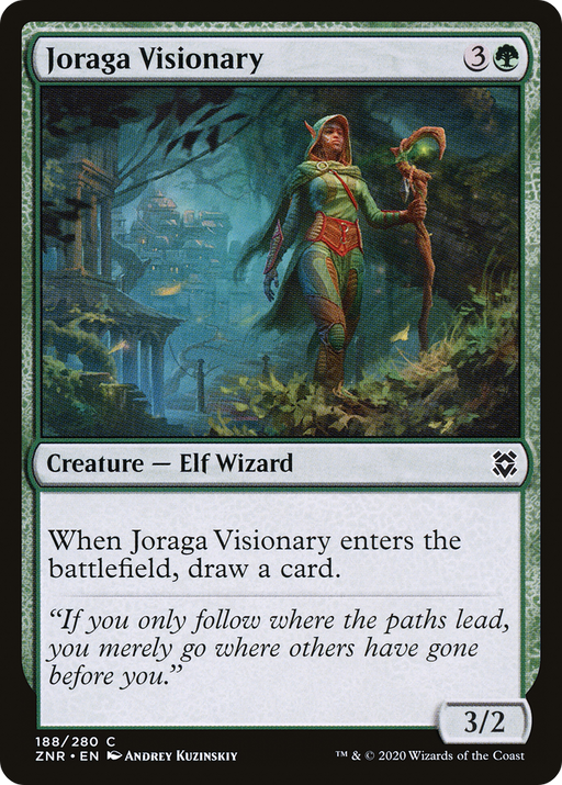 Joraga Visionary (ZNR-188) [Zendikar Rising] MTG Single Wizards of the Coast