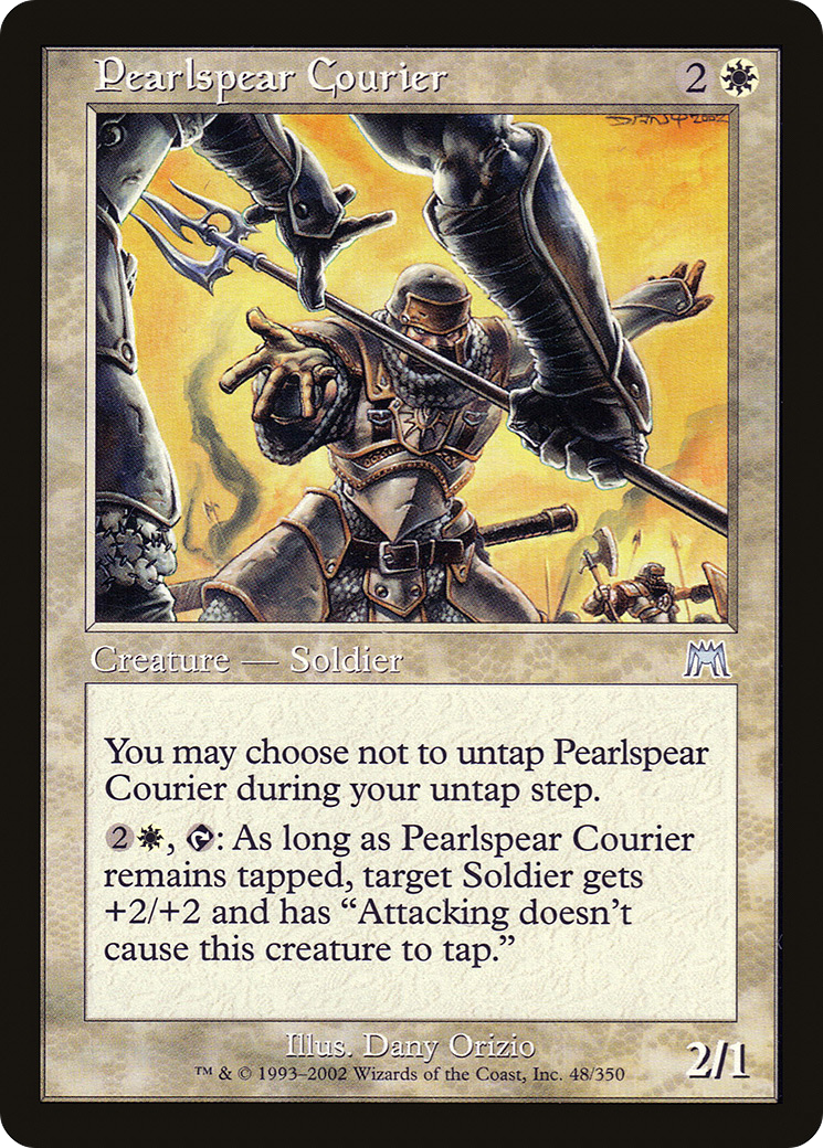 Pearlspear Courier (ONS-048) [Onslaught] MTG Single Wizards of the Coast