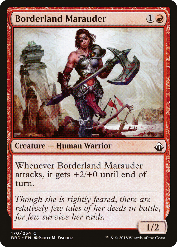 Borderland Marauder (BBD-170) [Battlebond] Foil MTG Single Wizards of the Coast