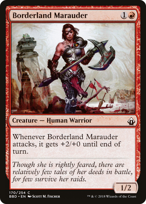 Borderland Marauder (BBD-170) [Battlebond] Foil MTG Single Wizards of the Coast