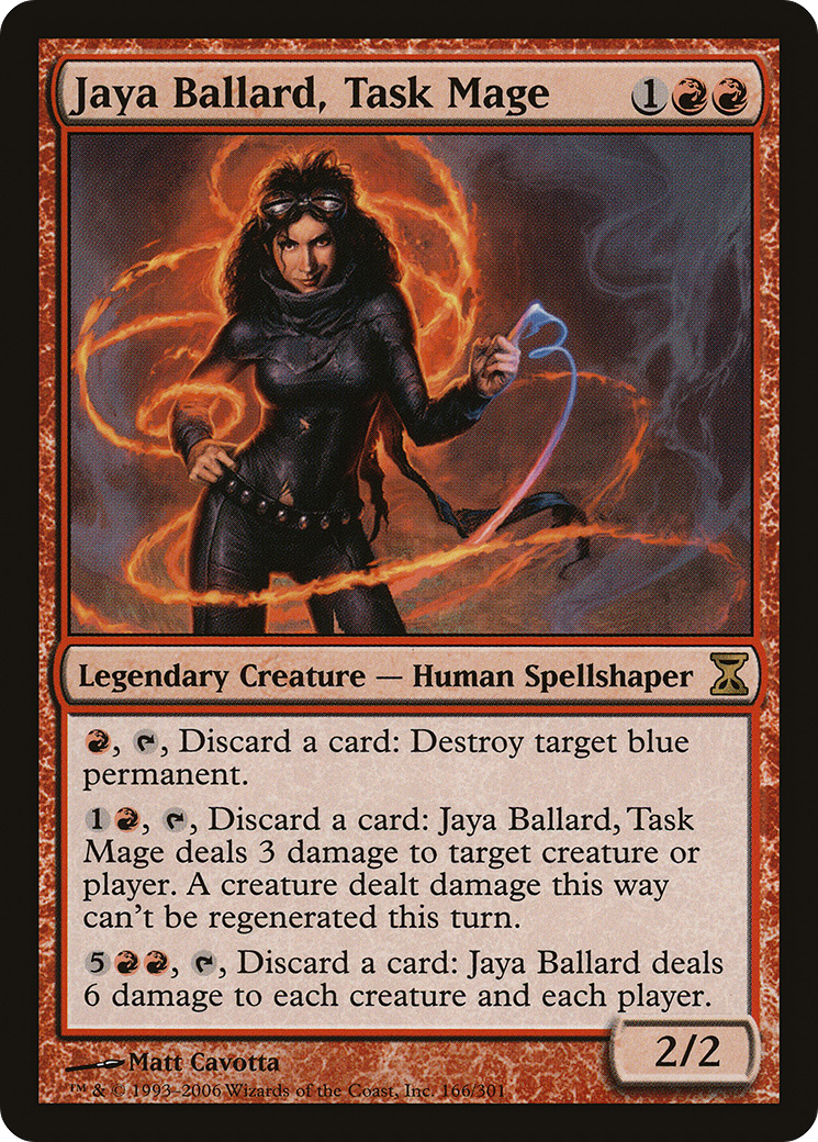 Jaya Ballard, Task Mage (TSP-166) [Time Spiral] Foil MTG Single Wizards of the Coast