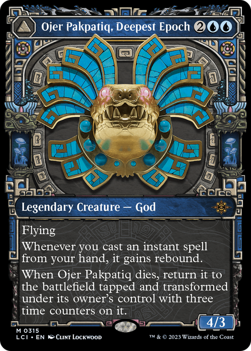 Ojer Pakpatiq, Deepest Epoch (LCI-315) [The Lost Caverns of Ixalan] (Showcase) MTG Single Wizards of the Coast