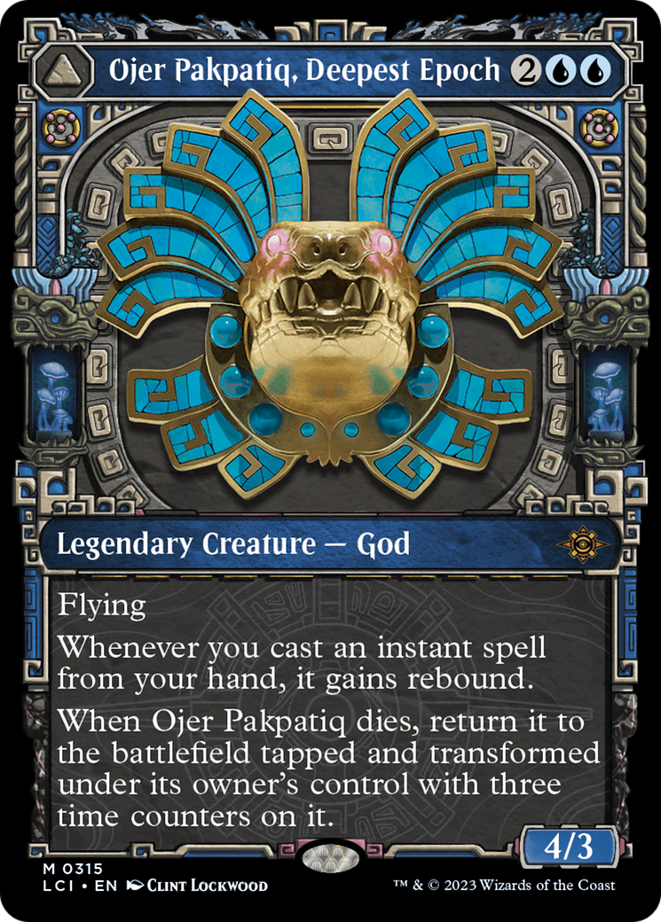 Ojer Pakpatiq, Deepest Epoch (LCI-315) [The Lost Caverns of Ixalan] (Showcase) MTG Single Wizards of the Coast