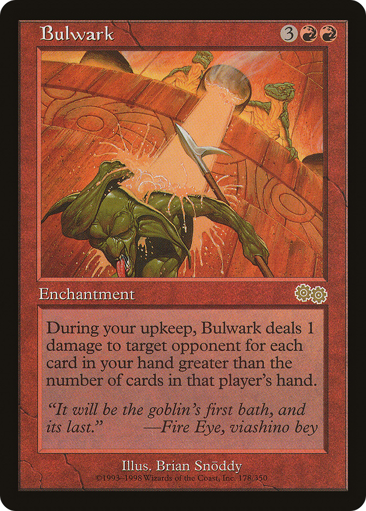 Bulwark (USG-178) [Urza's Saga] MTG Single Wizards of the Coast