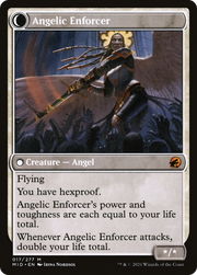 Enduring Angel (MID-017) [Innistrad: Midnight Hunt] Foil MTG Single Wizards of the Coast