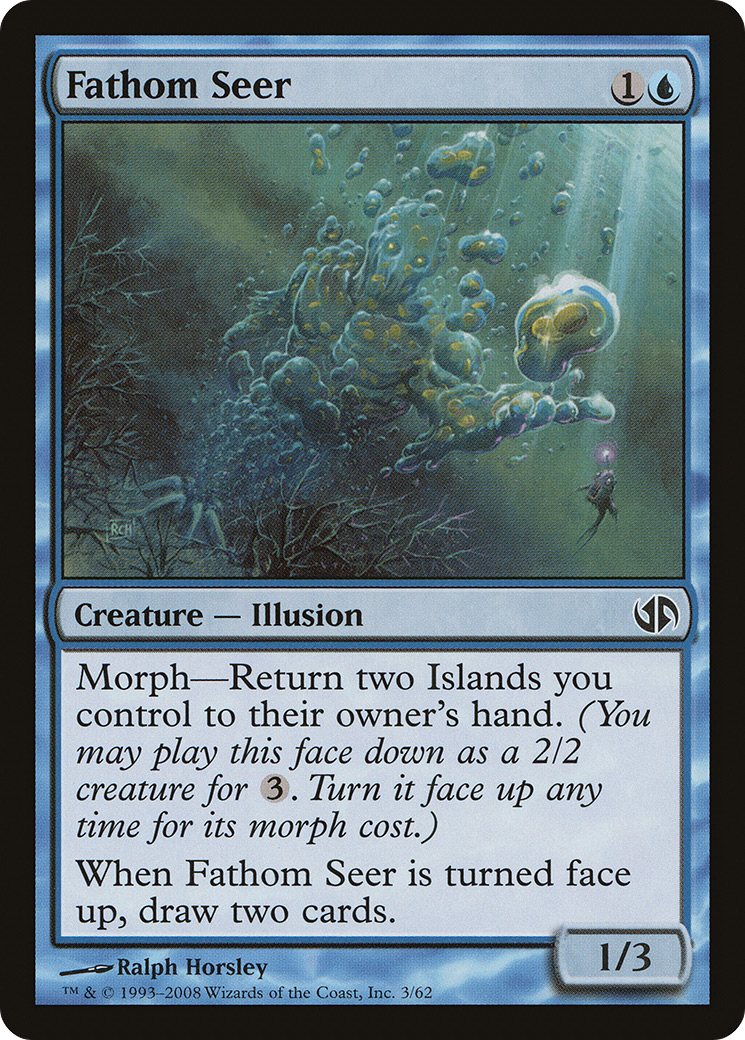 Fathom Seer (DD2-003) [Misc] Duel Decks: Jace vs. Chandra MTG Single Wizards of the Coast