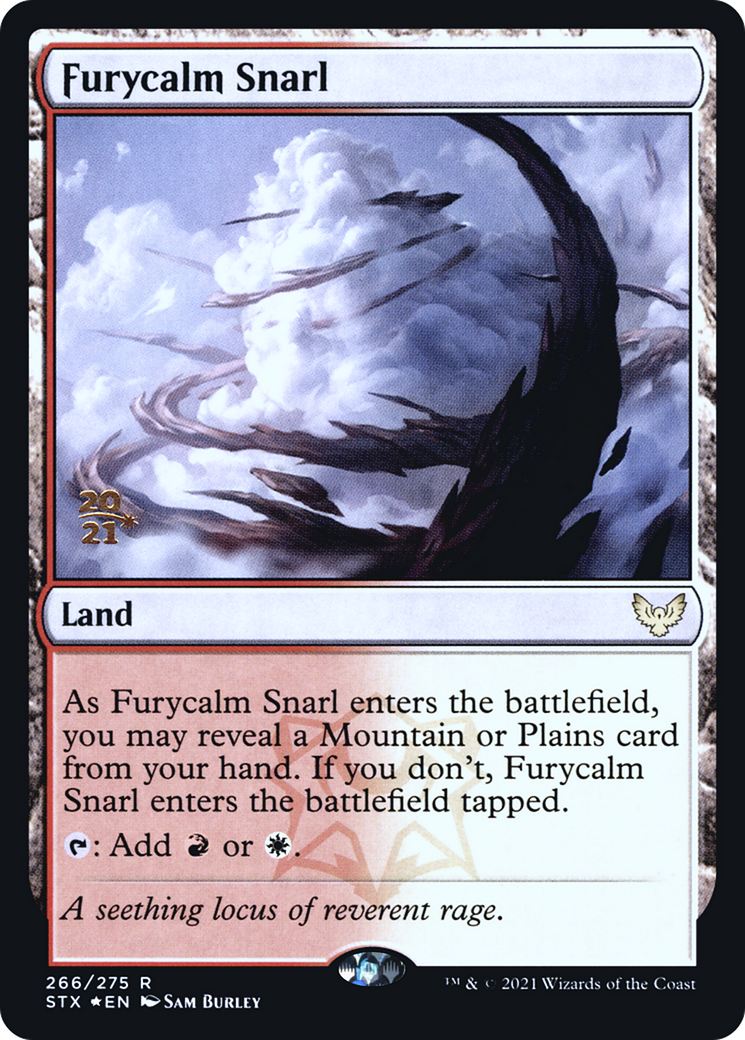 Furycalm Snarl (PRE-266) [Strixhaven: School of Mages Promos] Foil MTG Single Wizards of the Coast