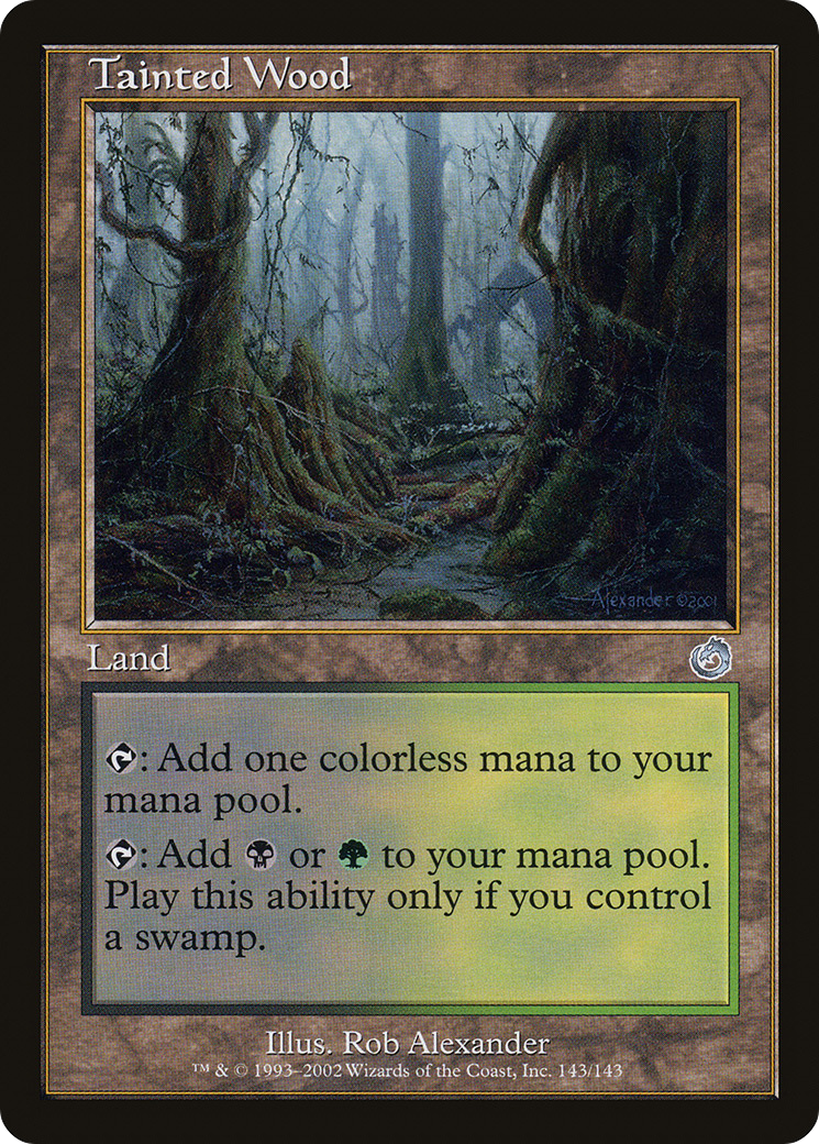 Tainted Wood (TOR-143) [Torment] Foil MTG Single Wizards of the Coast