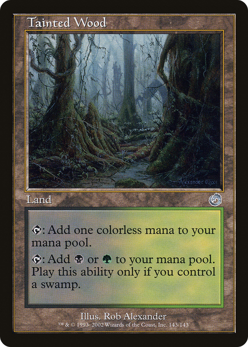 Tainted Wood (TOR-143) [Torment] Foil MTG Single Wizards of the Coast