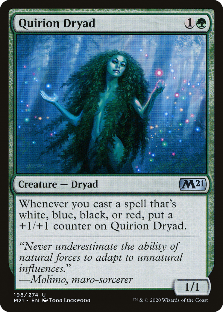Quirion Dryad (M21-198) [Core Set 2021] Foil MTG Single Wizards of the Coast