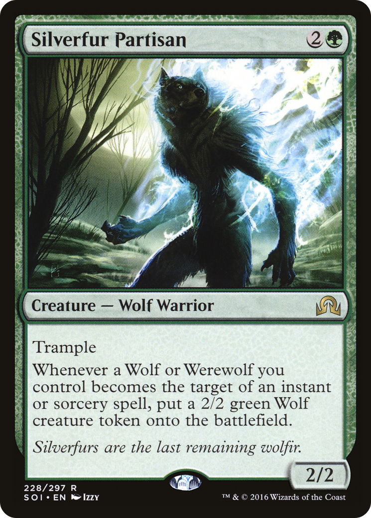 Silverfur Partisan (SOI-228) [Shadows over Innistrad] MTG Single Wizards of the Coast