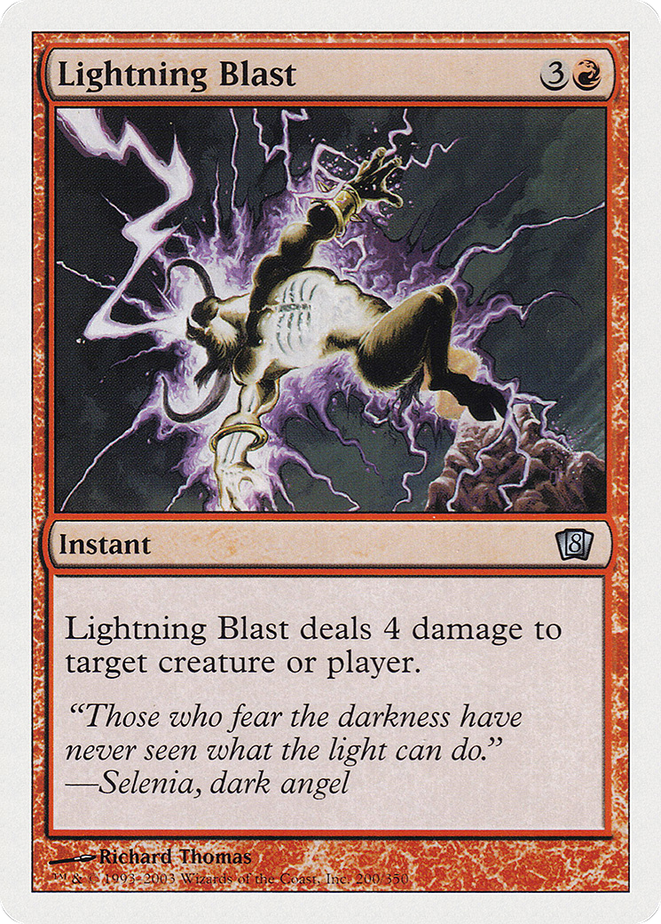 Lightning Blast (8ED-200) [8th Edition] MTG Single Wizards of the Coast