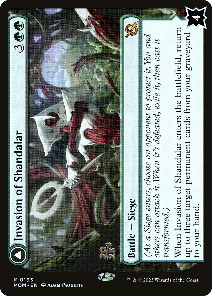 Invasion of Shandalar (PRE-193) [March of the Machine Promos] Foil MTG Single Wizards of the Coast