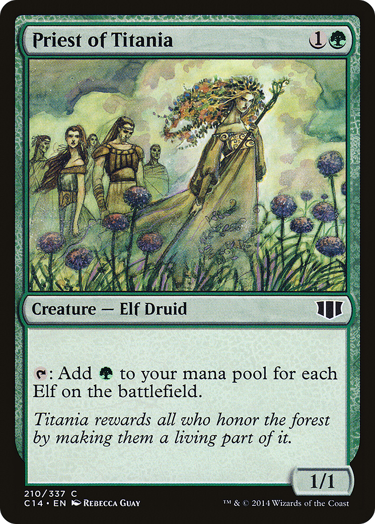 Priest of Titania (C14-210) [Commander 2014] MTG Single Wizards of the Coast