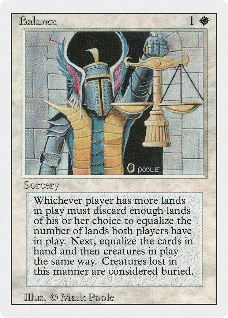 Balance (3ED-003) [Revised Edition] MTG Single Wizards of the Coast