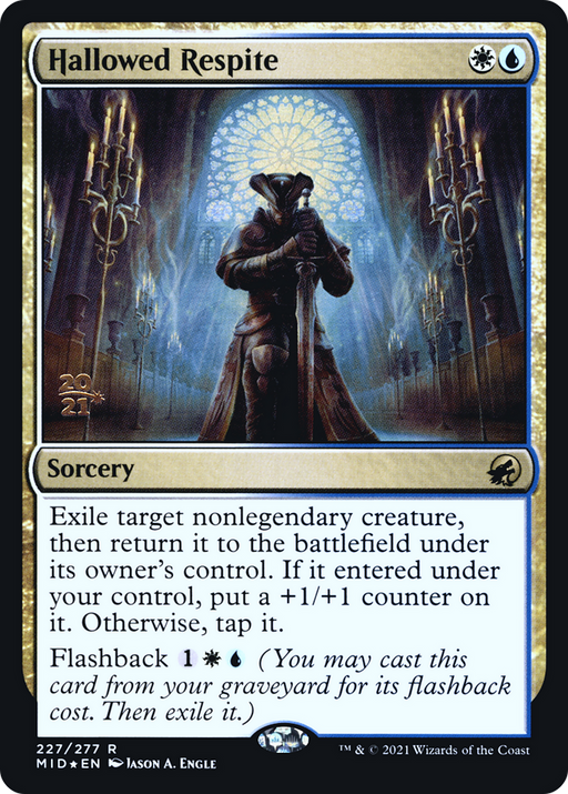 Hallowed Respite (PRE-227) [Innistrad: Midnight Hunt Promos] Foil MTG Single Wizards of the Coast