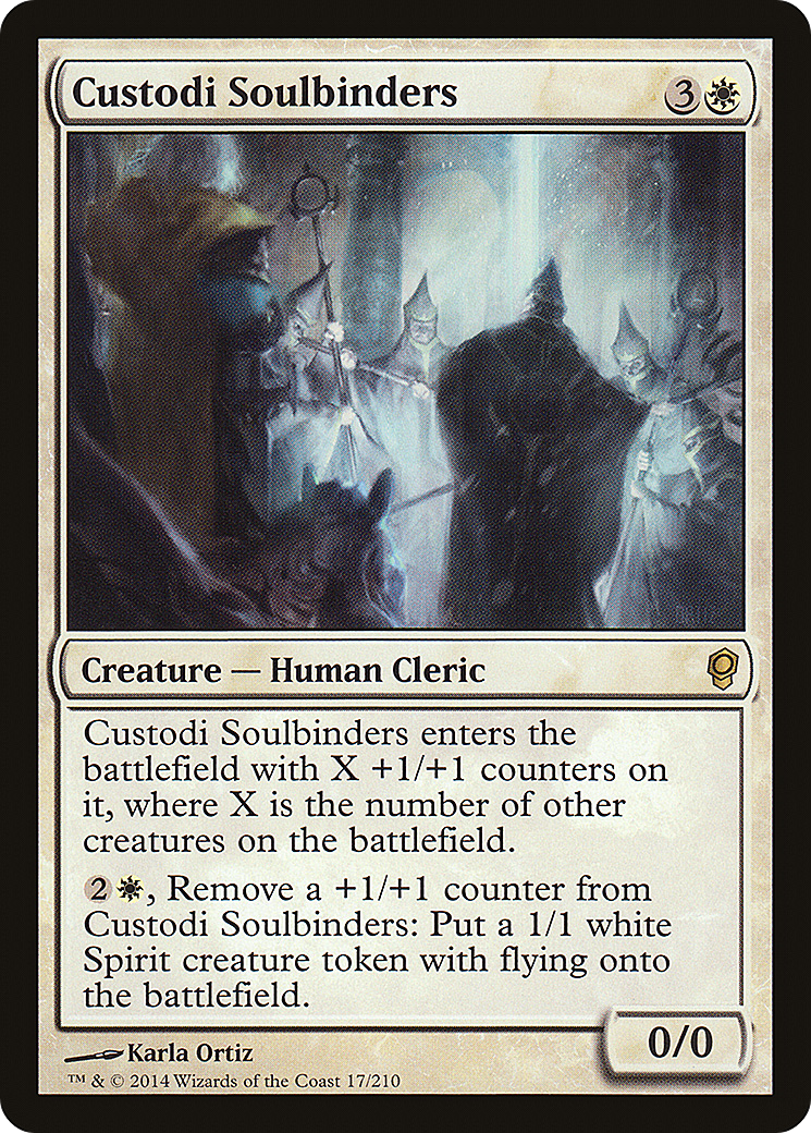 Custodi Soulbinders (CNS-017) [Conspiracy] Foil MTG Single Wizards of the Coast
