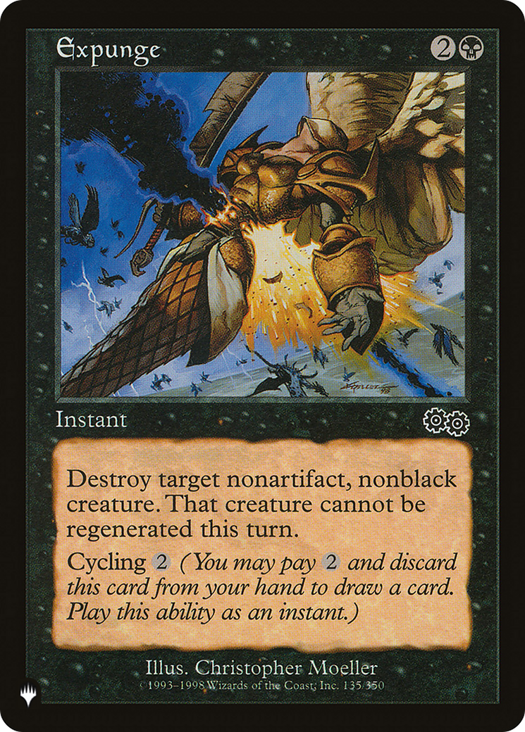Expunge (LIST-USG-135) [Mystery Booster] The List MTG Single Wizards of the Coast