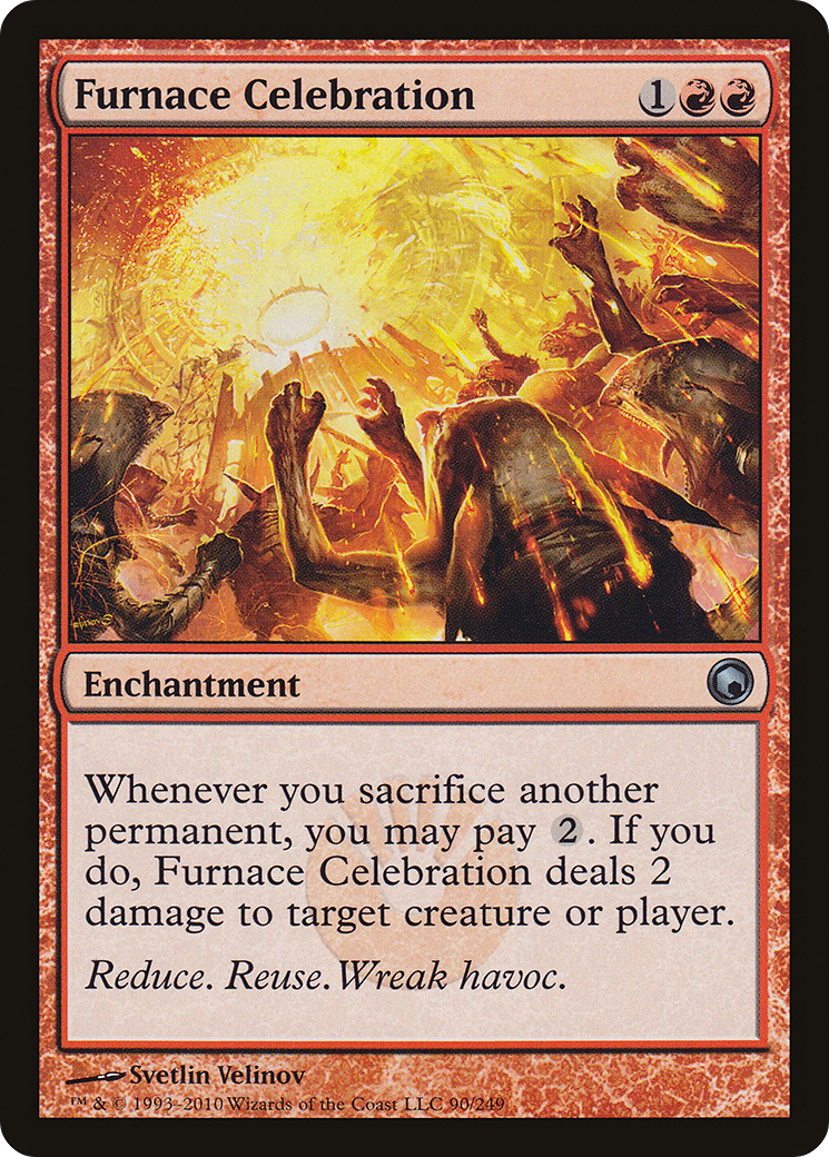 Furnace Celebration (SOM-090) [Scars of Mirrodin] Foil MTG Single Wizards of the Coast