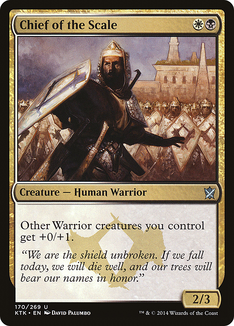 Chief of the Scale (KTK-170) [Khans of Tarkir] Foil MTG Single Wizards of the Coast