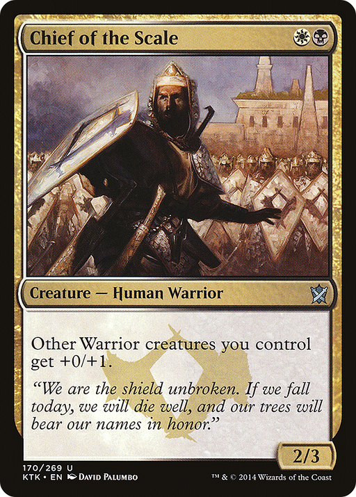 Chief of the Scale (KTK-170) [Khans of Tarkir] MTG Single Wizards of the Coast