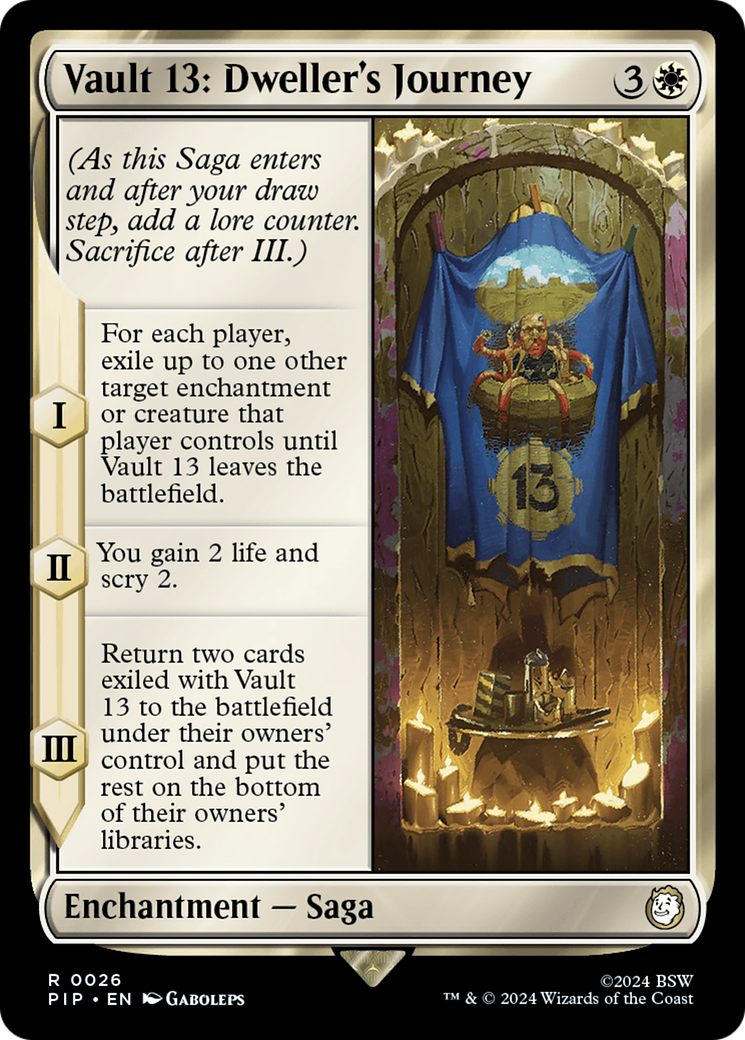 Vault 13: Dweller's Journey (PIP-026) [Fallout] Foil MTG Single Wizards of the Coast