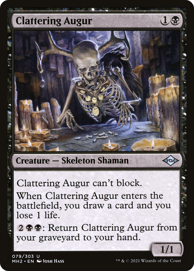 Clattering Augur (MH2-079) [Modern Horizons 2] MTG Single Wizards of the Coast
