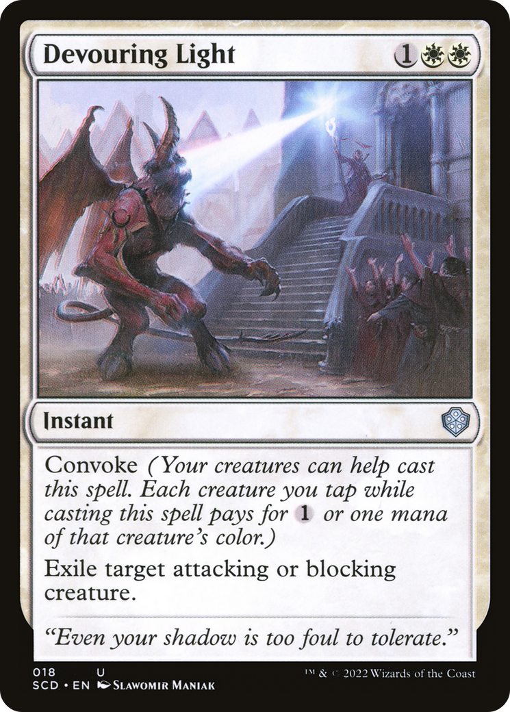 Devouring Light (SCD-018) [Starter Commander Decks] MTG Single Wizards of the Coast