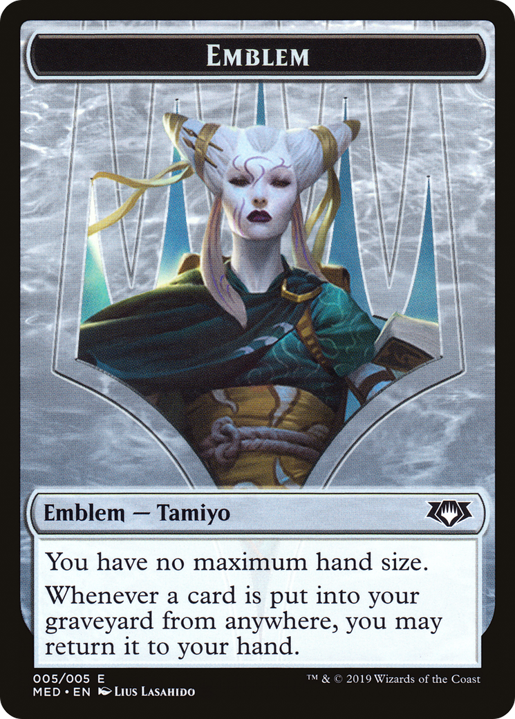 Emblem - Tamiyo, the Moon Sage (MED2-005) [Tokens] Mythic Edition Tokens MTG Single Wizards of the Coast