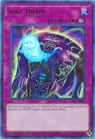 Soul Drain [LART-EN011] Ultra Rare Yugioh Single Yu-Gi-Oh!   