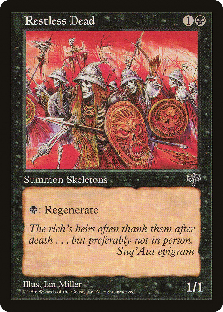 Restless Dead (MIR-138) [Mirage] MTG Single Wizards of the Coast