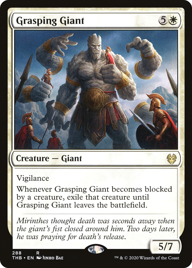 Grasping Giant (THB-288) [Theros Beyond Death] MTG Single Wizards of the Coast