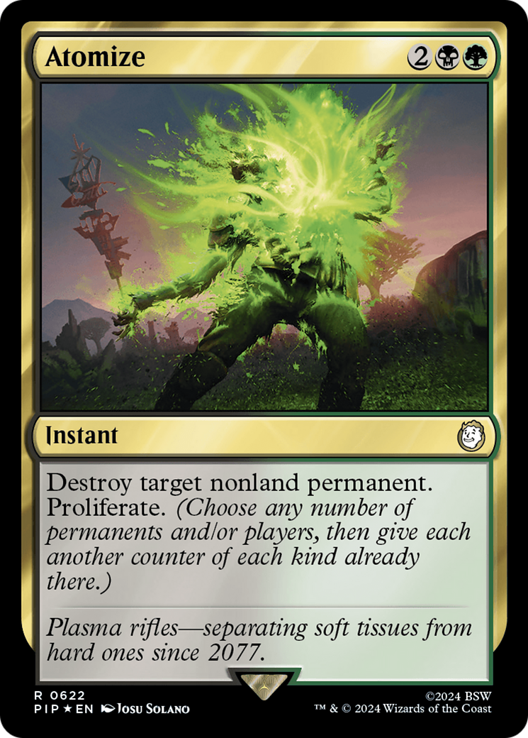 Atomize (Surge Foil) (PIP-622) [Fallout] Foil MTG Single Wizards of the Coast