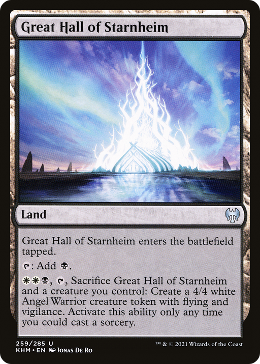 Great Hall of Starnheim (KHM-259) [Kaldheim] MTG Single Wizards of the Coast