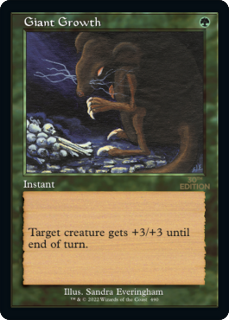 Giant Growth (30A-490) [30th Anniversary Edition] MTG Single Wizards of the Coast
