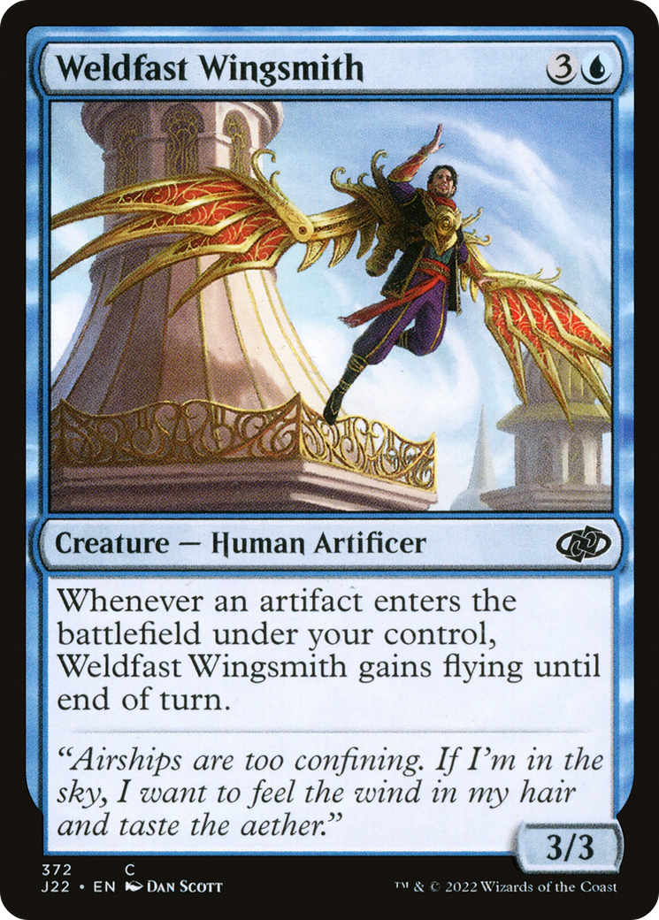 Weldfast Wingsmith (J22-372) [Jumpstart 2022] MTG Single Wizards of the Coast
