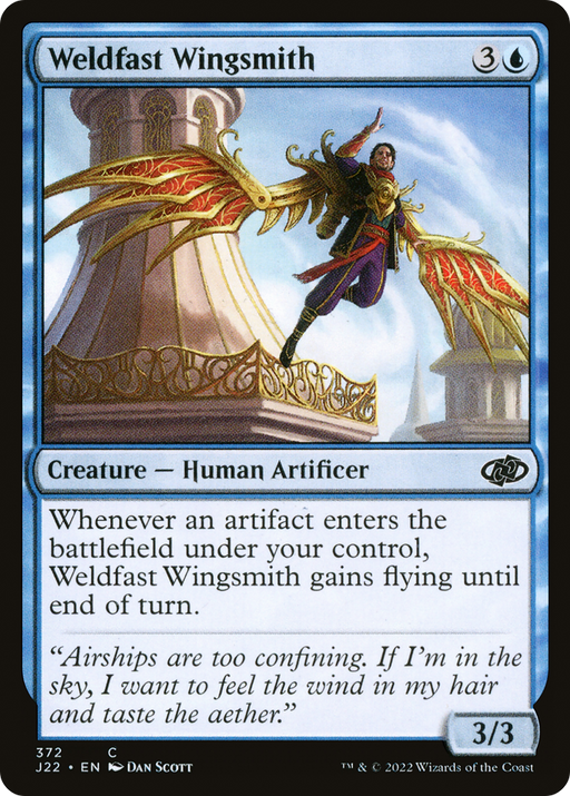 Weldfast Wingsmith (J22-372) [Jumpstart 2022] MTG Single Wizards of the Coast