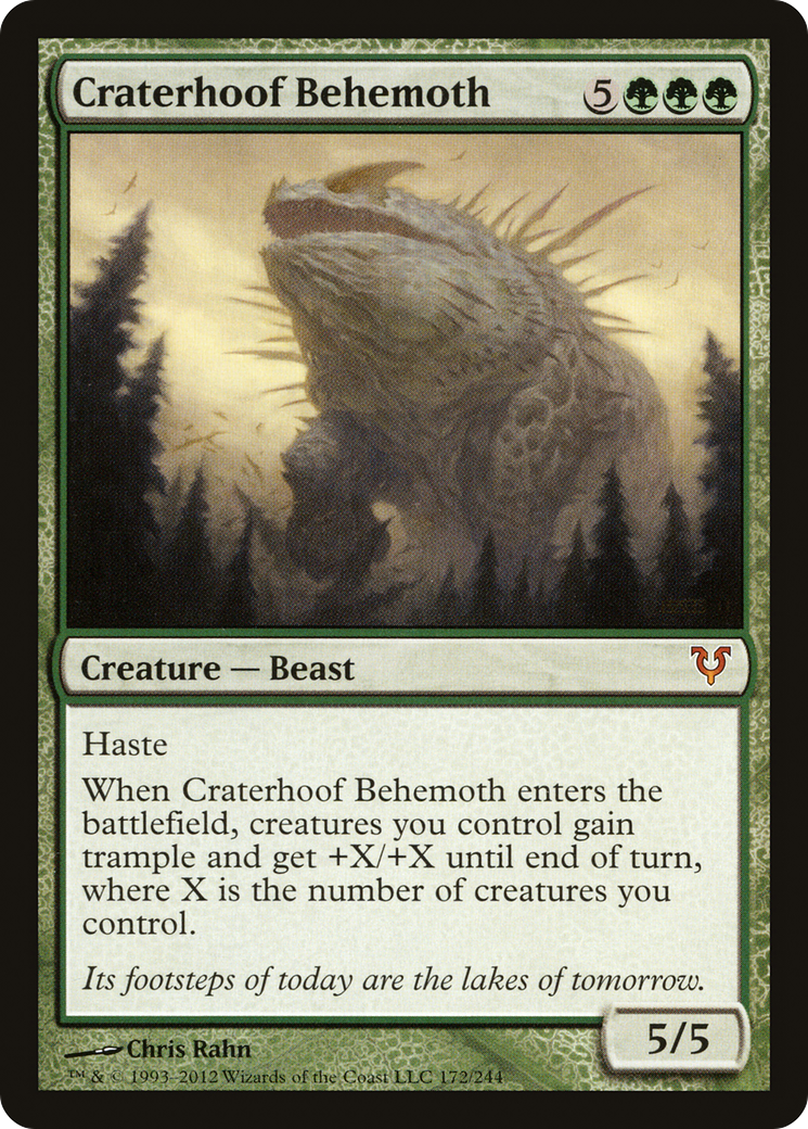 Craterhoof Behemoth (AVR-172) [Avacyn Restored] MTG Single Wizards of the Coast