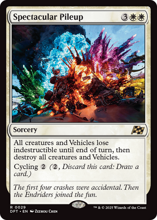 Spectacular Pileup (DFT-029) [Aetherdrift] Foil MTG Single Wizards of the Coast