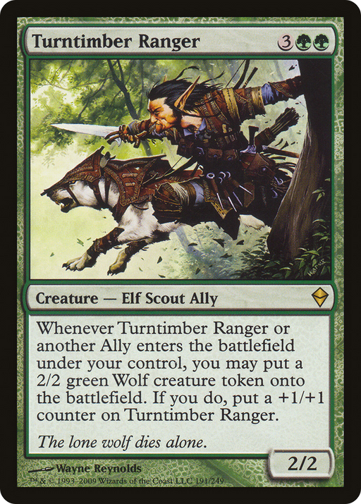 Turntimber Ranger (ZEN-191) [Zendikar] Foil MTG Single Wizards of the Coast