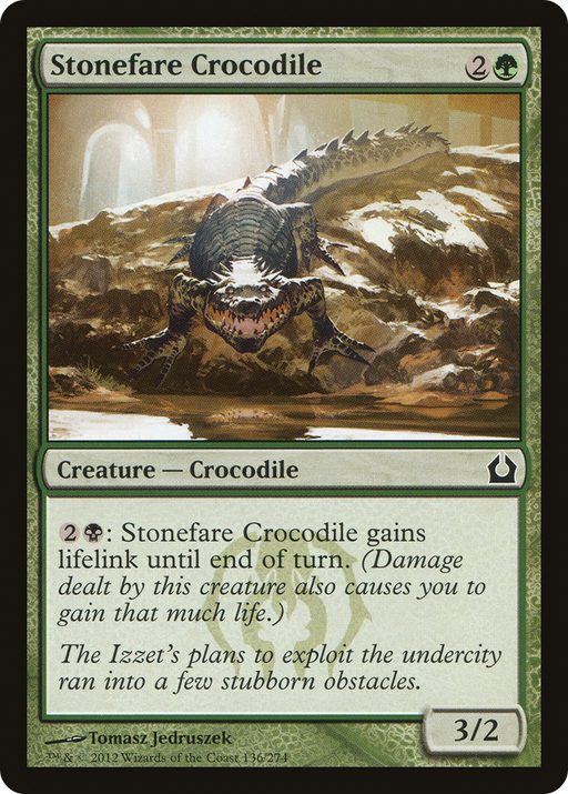 Stonefare Crocodile (RTR-136) [Return to Ravnica] MTG Single Wizards of the Coast