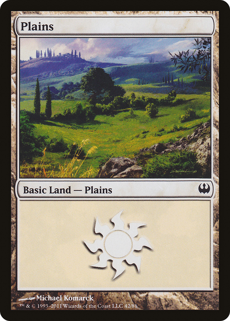 Plains (DDG-042) [Misc] Duel Decks: Knights vs. Dragons MTG Single Wizards of the Coast