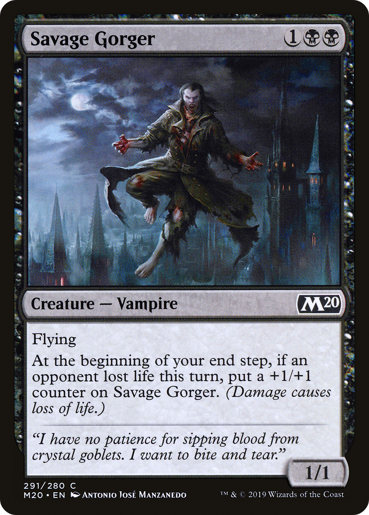 Savage Gorger (M20-291) [Core Set 2020] MTG Single Wizards of the Coast