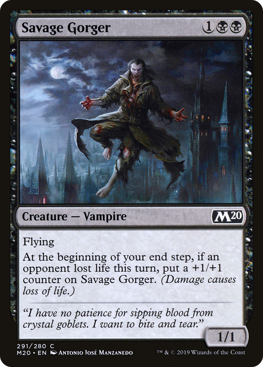 Savage Gorger (M20-291) [Core Set 2020] MTG Single Wizards of the Coast