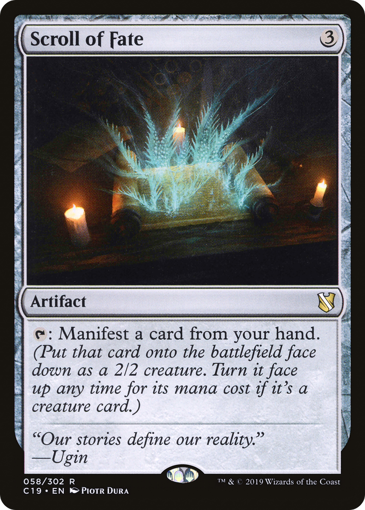 Scroll of Fate (C19-058) [Commander 2019] MTG Single Wizards of the Coast