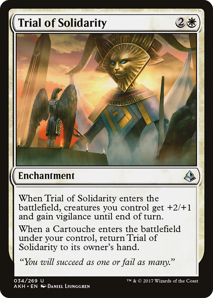 Trial of Solidarity (AKH-034) [Amonkhet] Foil MTG Single Wizards of the Coast